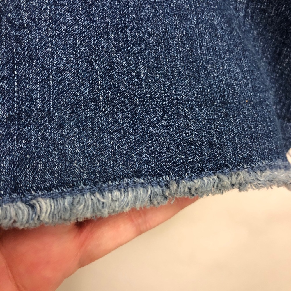 Levi’s 511 Slim Cut-Off Raw Edge Jean Shorts-New With Tags - Picture 8 of 11